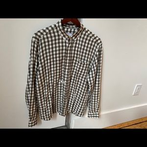AMI Alexandre Mattiussi slim fit check shirt